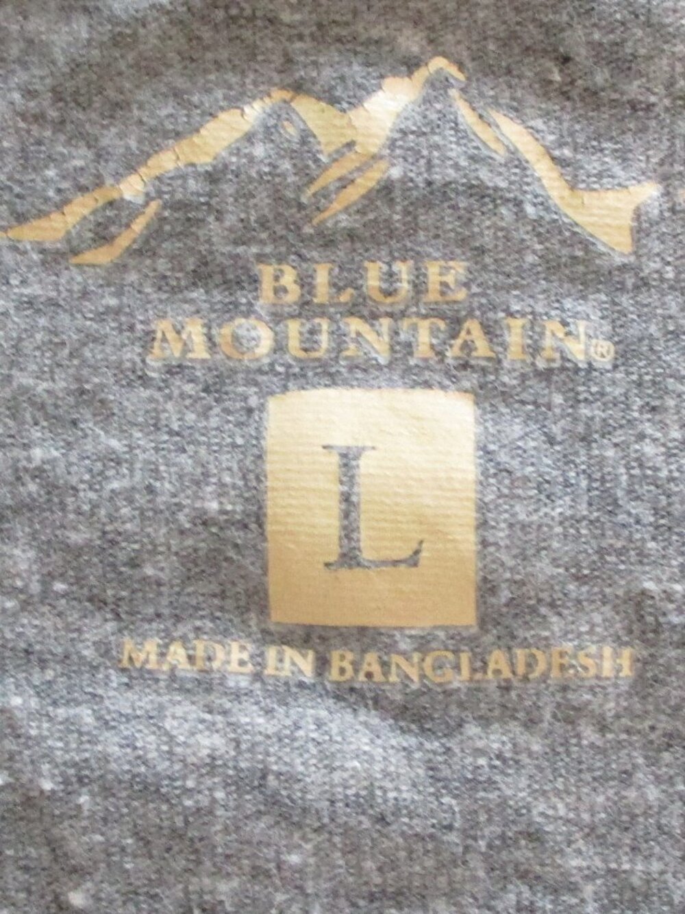 Women's Blue Mountain V neck Tee, large - Picture 3 of 3